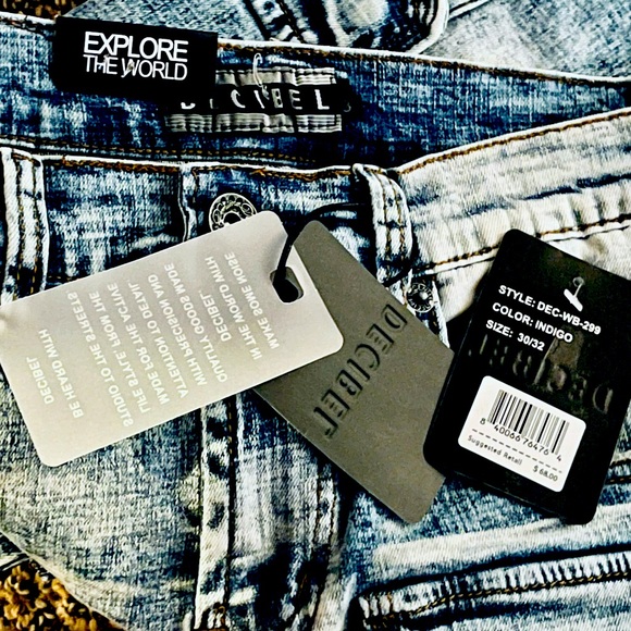 Decibel  Men’s Ripped Cargo Jeans - Picture 15 of 16